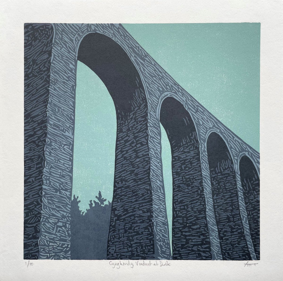 Cynghordy Viaduct at Dusk by Paul Rickard