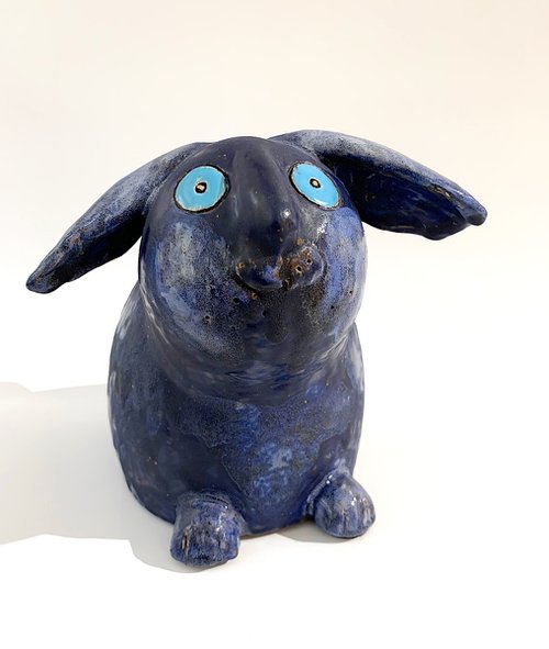 Blue Rabbit by Nora  Blazeviciute