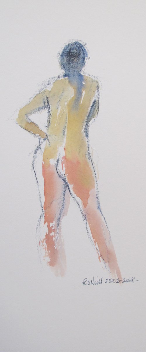 Standing female nude by Rory O’Neill