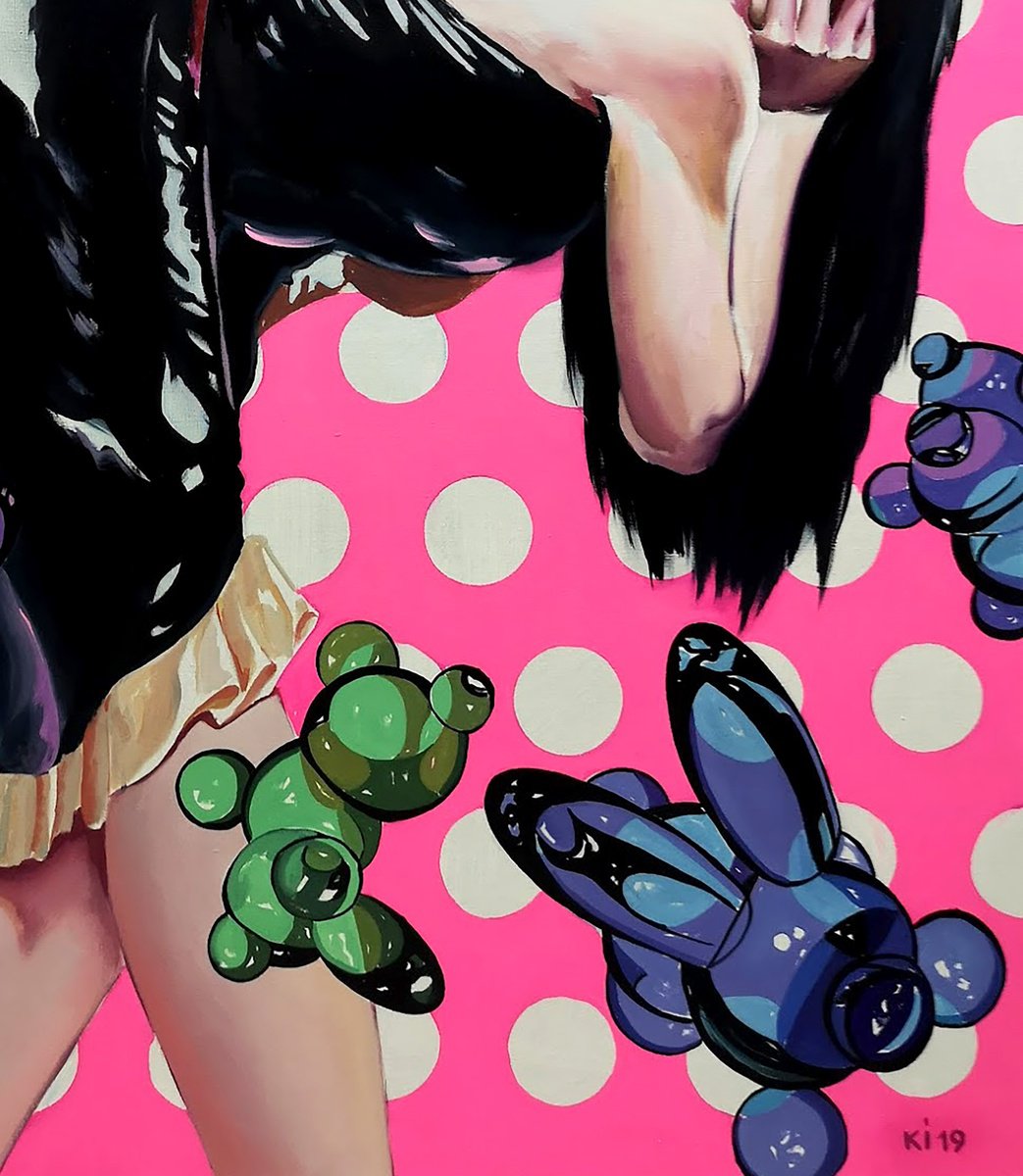 Urban And Pop Portrait Giclee Print By Igor Konovalov, 20 X 28, Smoky Eyes, Original Artwork