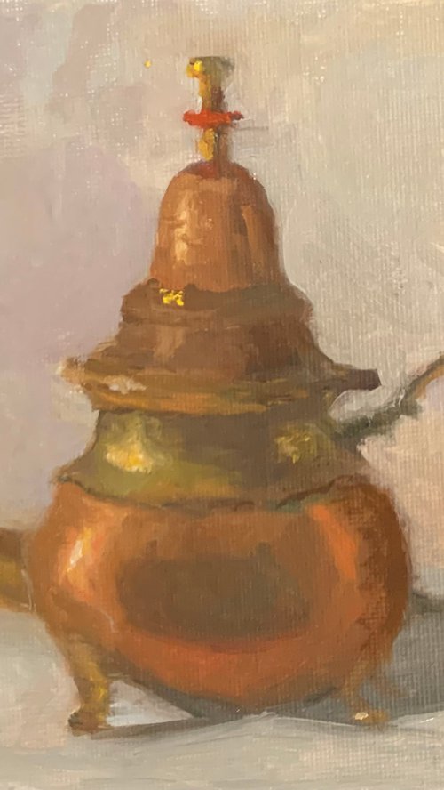 Moroccan Tea Pot by Elizabeth B. Tucker