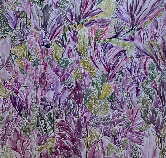 'Water Night Flowers'