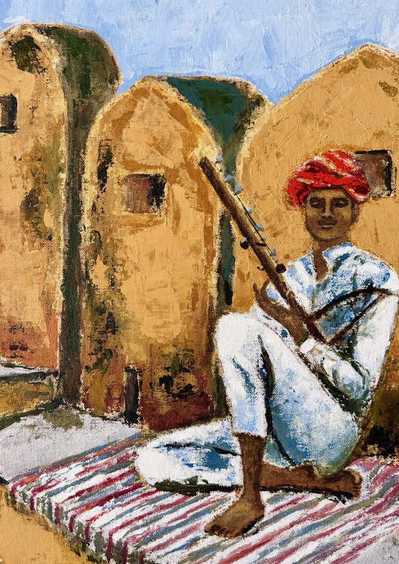 Folk singer of Rajasthan