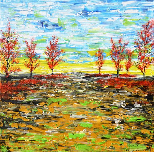 Autumn Landscape by Daniel Urbaník