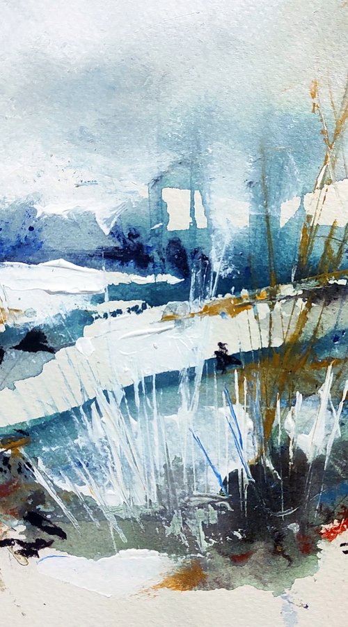 Snow in the Hills by franco orsi