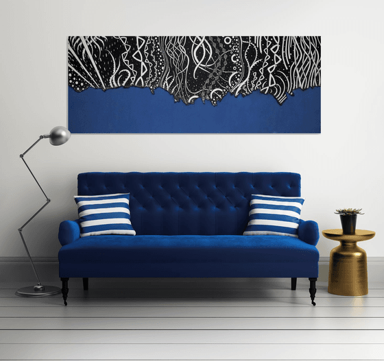 The Diamond sea #2 (218x84 cm)