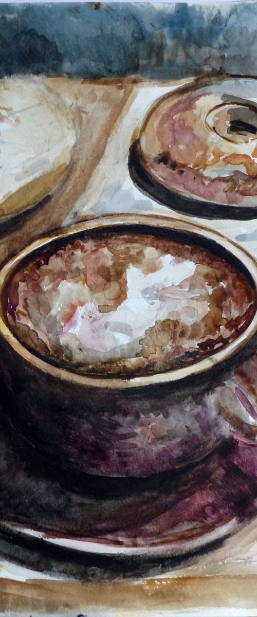Coffee Cup by Elizabeth Vlasova
