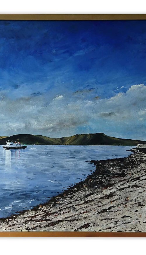 Rothesay Isle Of Bute Scottish Landscape Painting by Stephen Murray