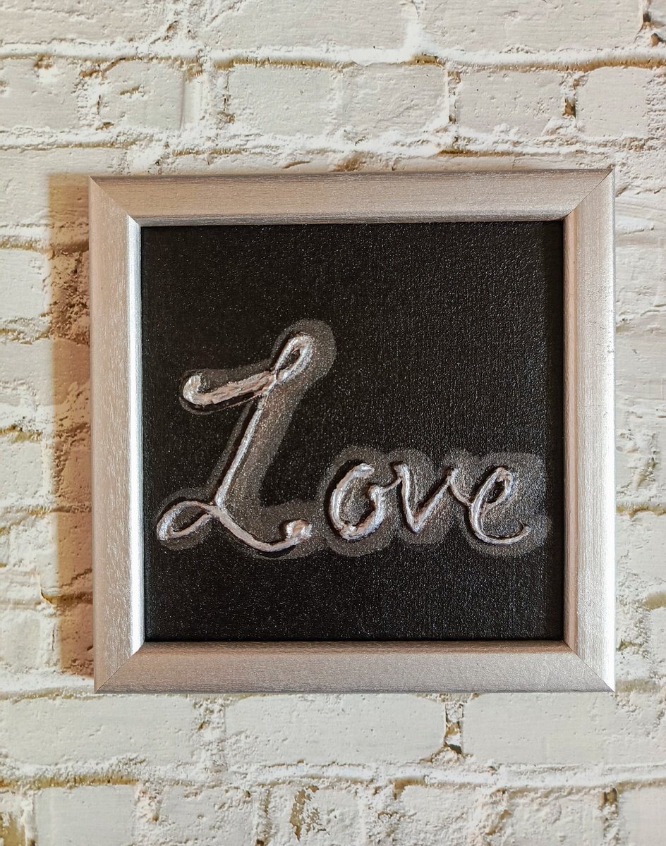 Ready framed gift Love by Anastasia Art Line