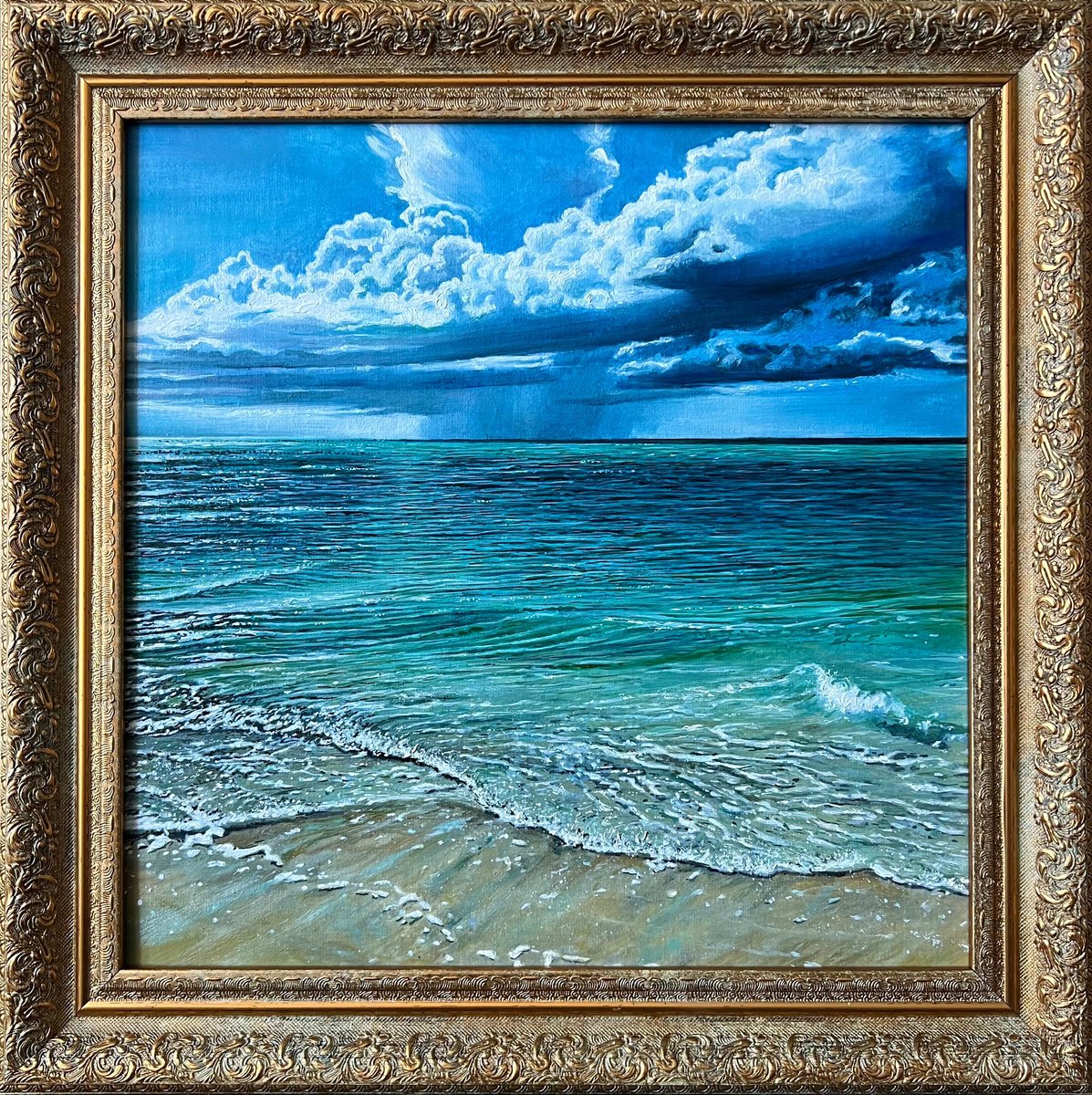 The Calm Before The Rai By Daria Dudochnykova, 15 X 15, Artwork For Sale On Artfinder