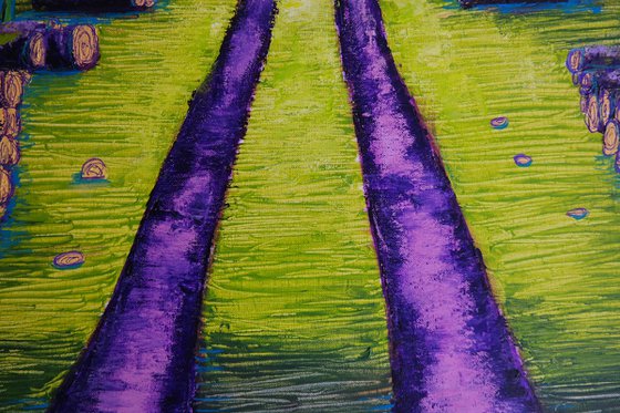 The woods  - after Hockney inspired