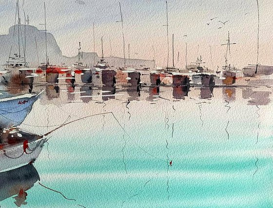 Dock with Boats