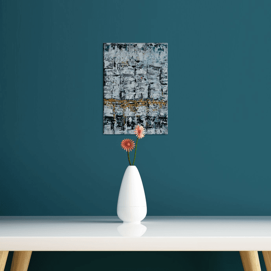 Snowy Day -  Modern abstract  Gift idea