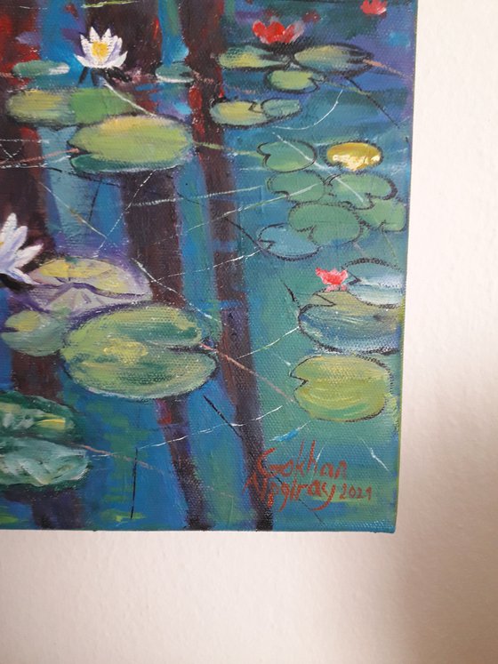 Lotus painting