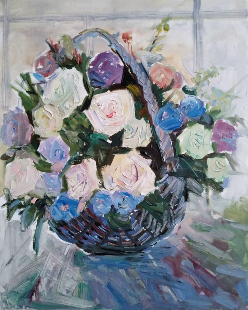 Flower basket by VIKTOR VOLKOV
