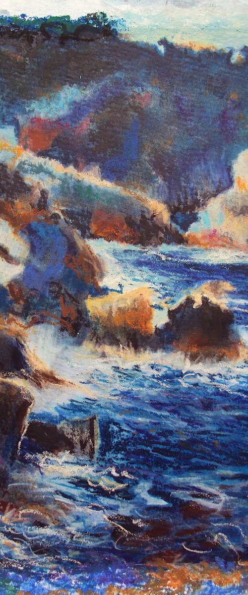 Where rocks meet Sea by Teresa Tanner