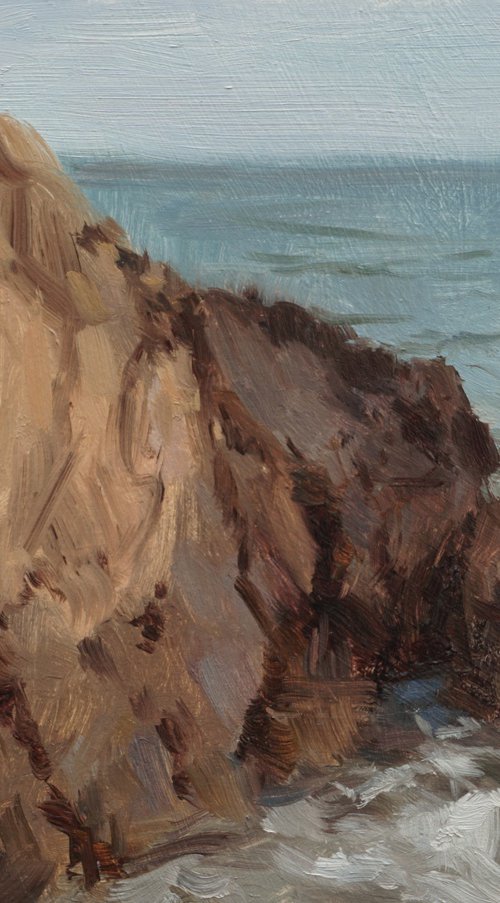 Sea cliffs at summer solstice by Daniel Thoms