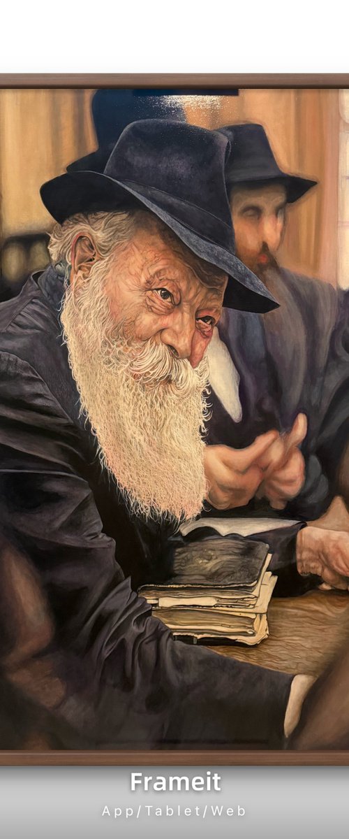 Rabbi Menachem Mendel Schneerson by Edgar Tejada