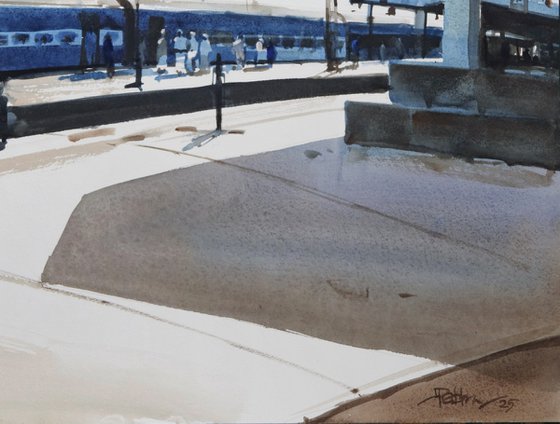 Arrival departure, light shade