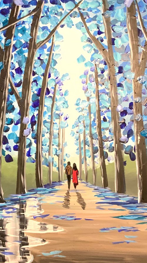 Between The Blue Trees 3 by Aisha Haider
