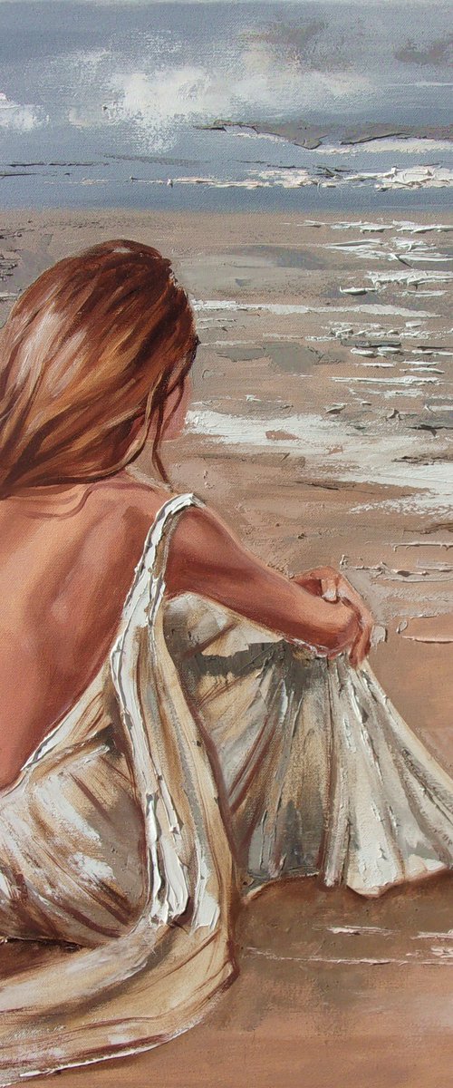 Reserved " ON THE SAND ... " by Monika Luniak