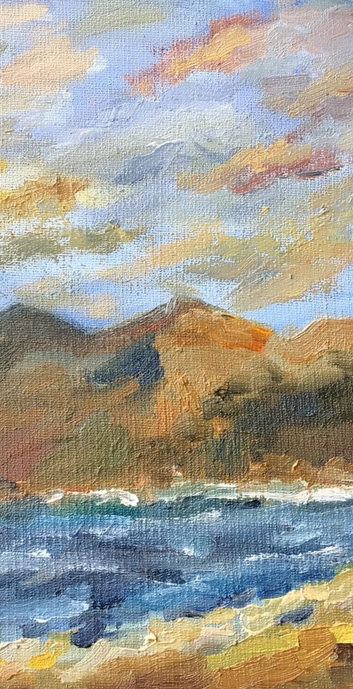Dorset coast by Julian Lovegrove Art