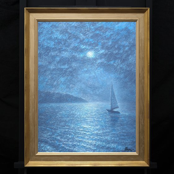 Moon and Yacht