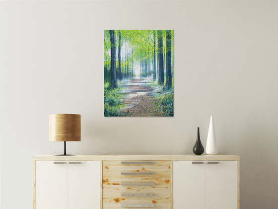 Summer Woodland Path