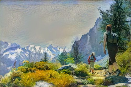 On the hiking trail N3 by Danielle ARNAL