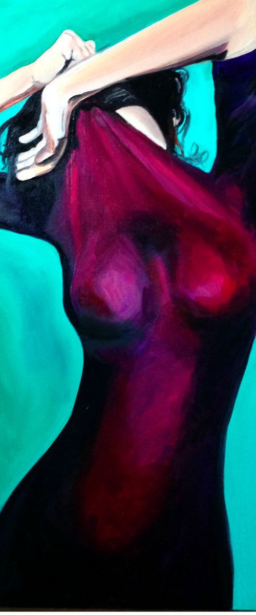 Small black dress by Sasha Robinson