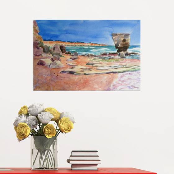Rocky Beach on the Algarve