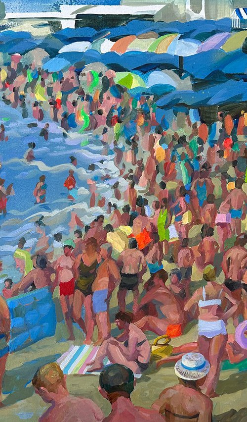 The blue beatch Benidorm by Victoria Udalova