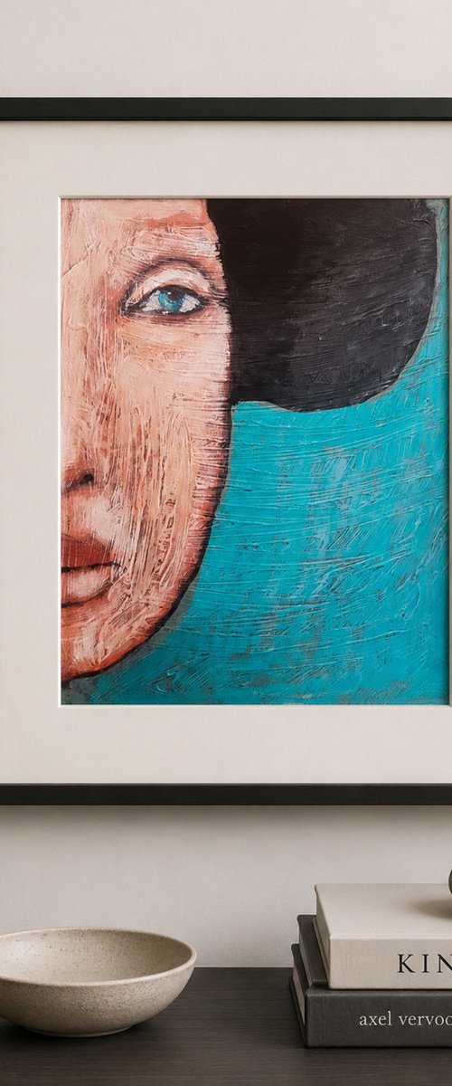 All That Wasn't Said (24cm x 30cm x 0.1cm) by Zhana Viel