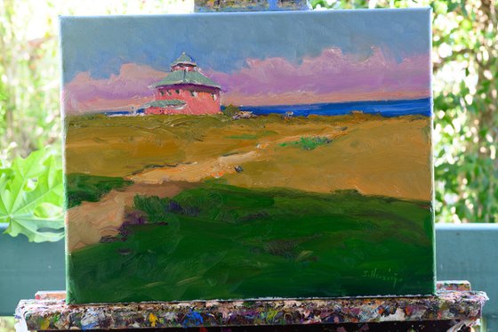 Pink House on the Beach