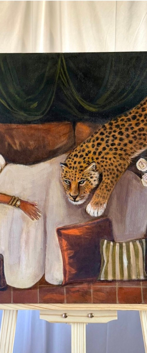 Sleeping Lion by Kiya Good