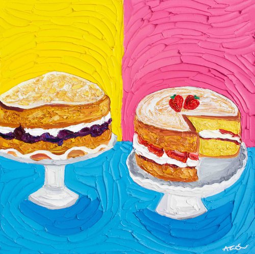 Sponge Cakes by Alice Straker