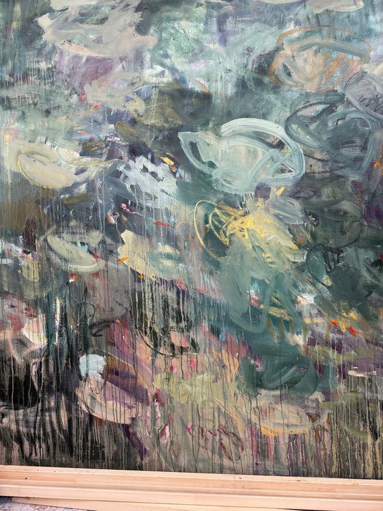 Expressions of depth. Spring pond