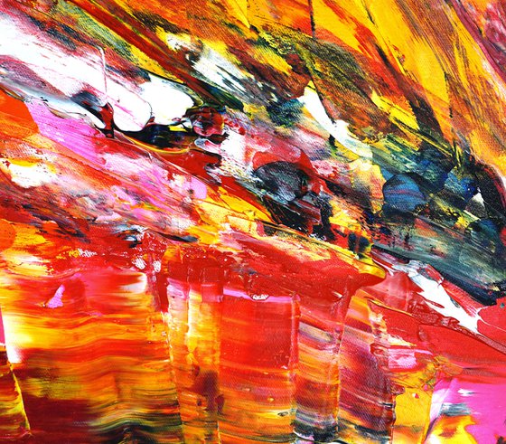 Yellow Red Abstraction E 3