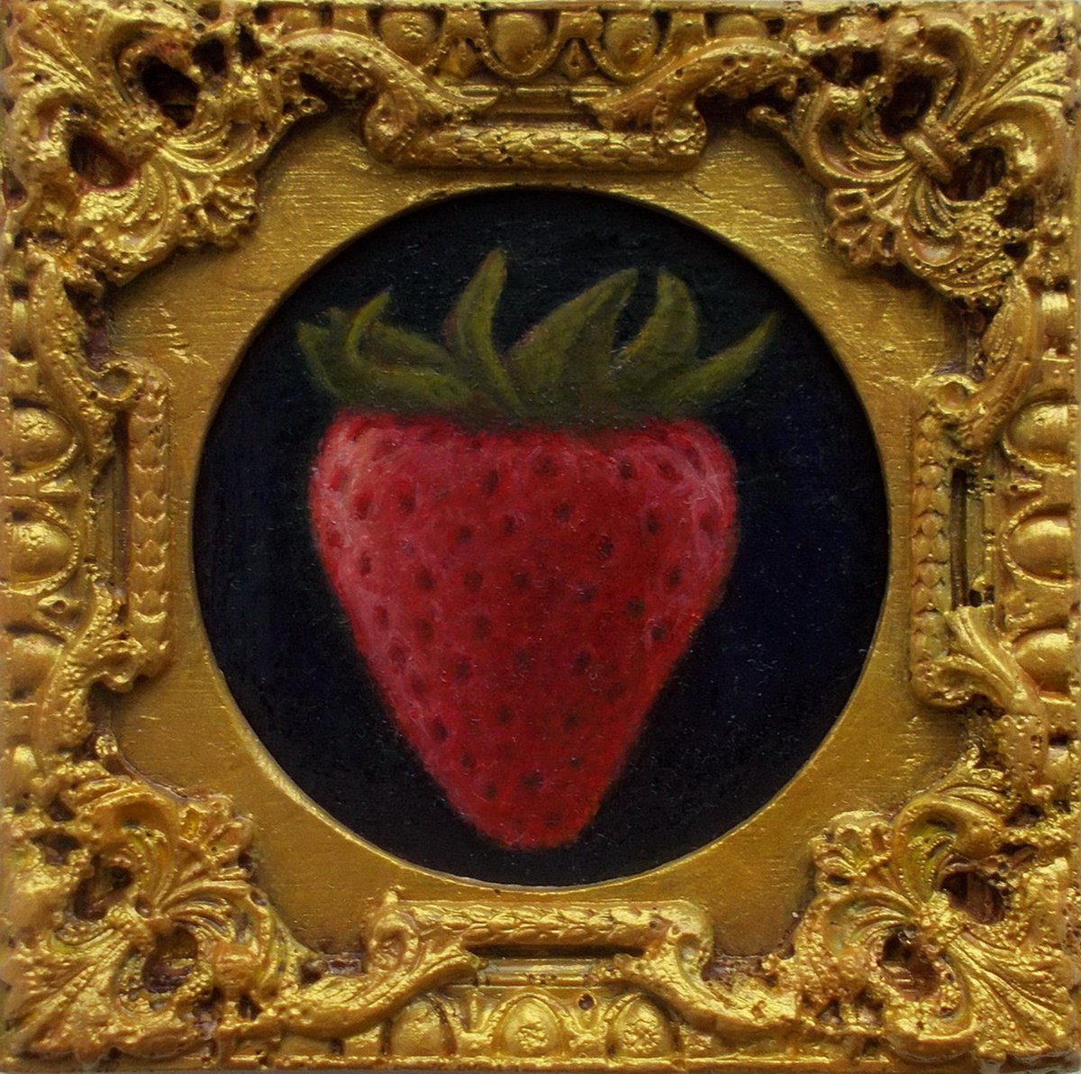 Small berry painting by Tatyana Mironova