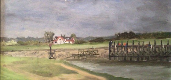 Meadows at Rye, painting