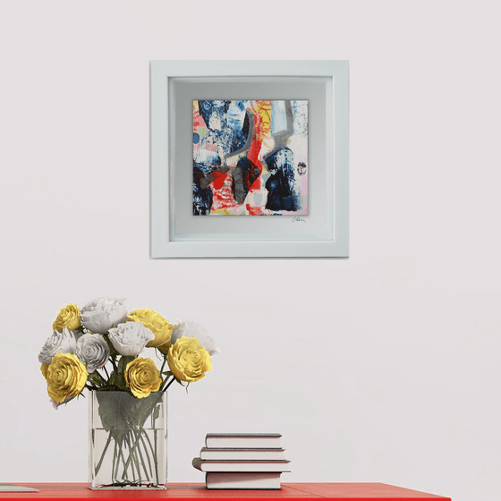 Poetry #4-  Framed ready to hang original abstract