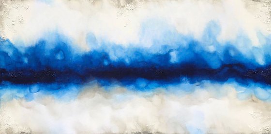 blues flow (140 x 70 cm) Dee Brown