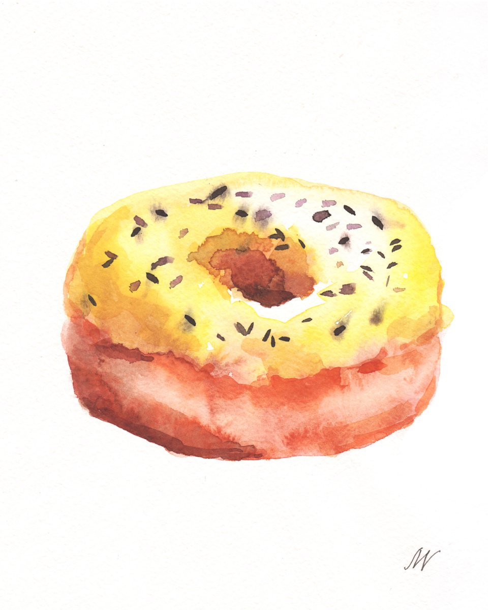 Yellow donut. by Mag Verkhovets