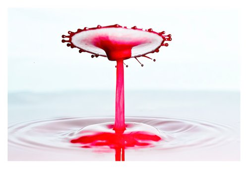 'Bloody Carousel 2' - Liquid Art Waterdrop Collection by Michael McHugh