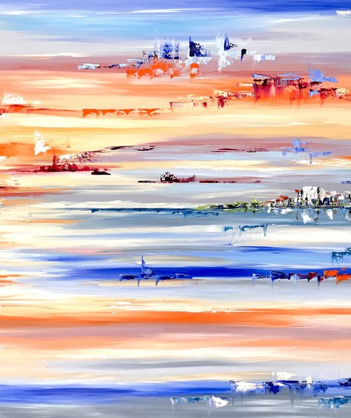 Panoramic Abstract landscape by Tanya Stefanovich