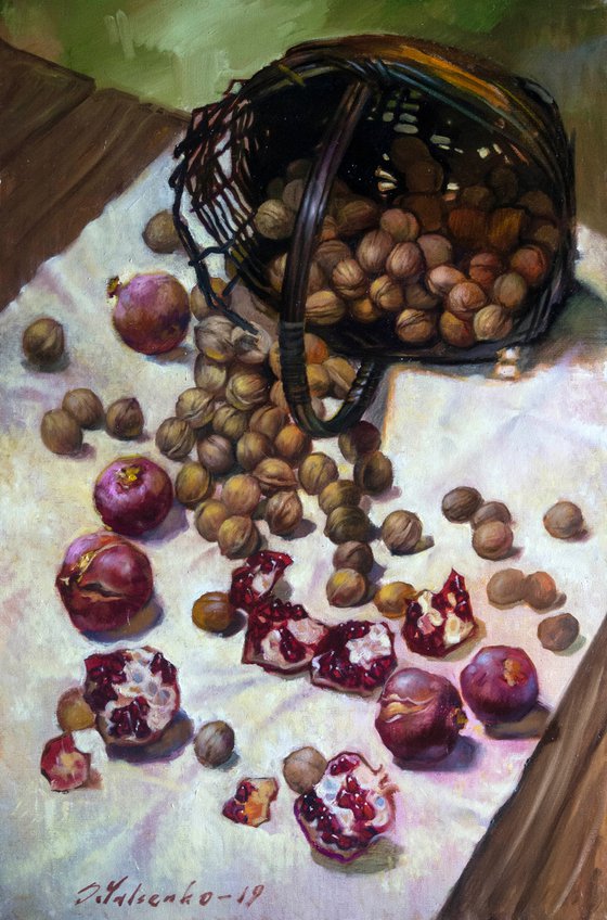 Still life with nuts