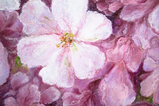 XL Size Floral Painting Magic Sakura