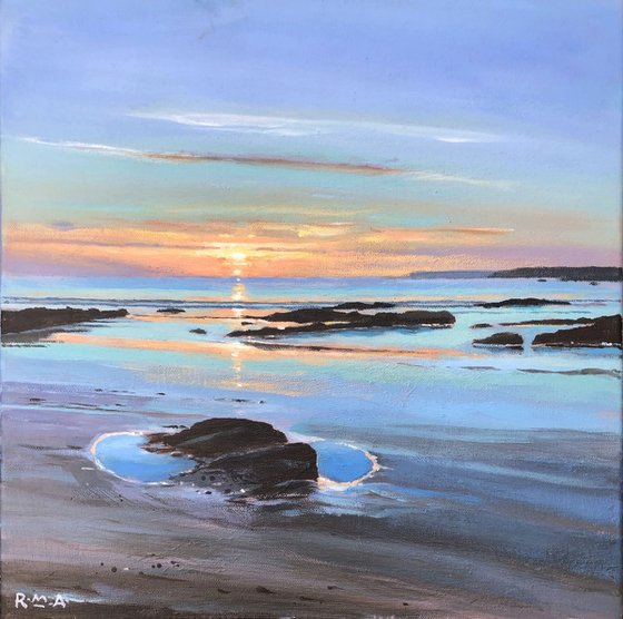 Seascape 51 - Evening Colours.