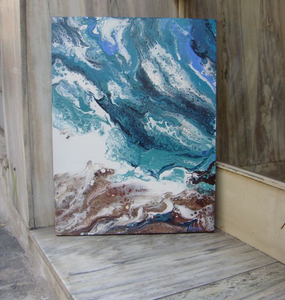 "Abstract Sea" Landscape painting