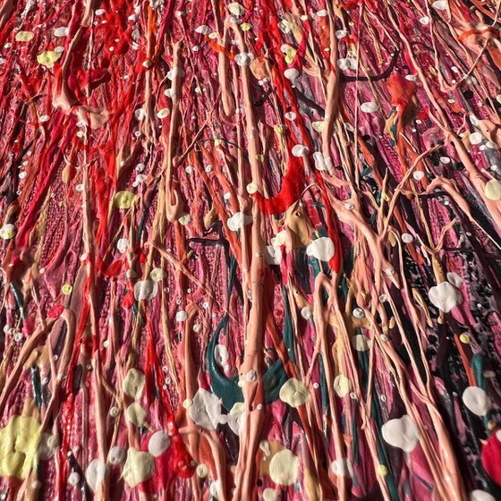 Scarlet Dreams- triptych